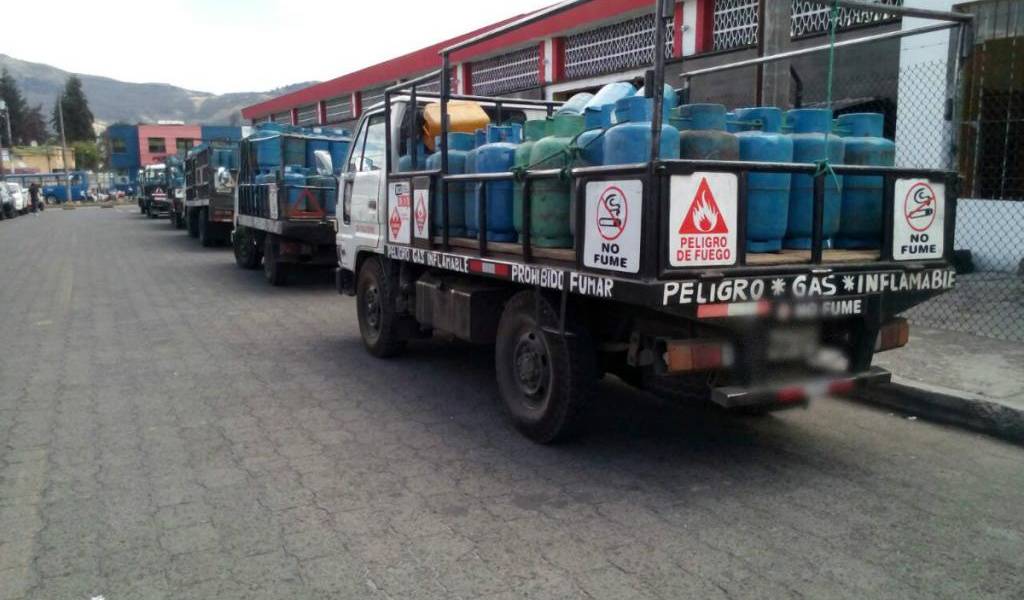 Distribuidores de gas a domicilio en Quito paralizaron actividades