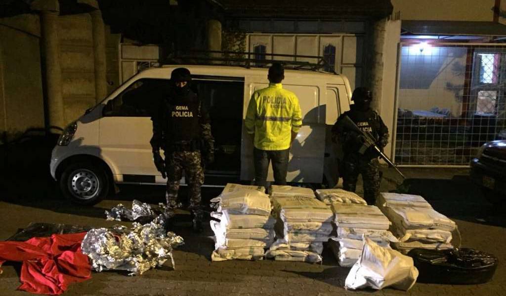 Descubren media tonelada de cocaína en Guayaquil