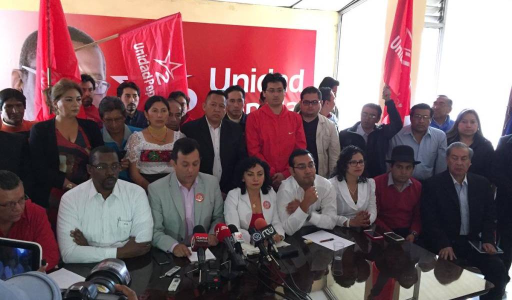 Unidad Popular retira a su precandidato para apoyar a Paco Moncayo