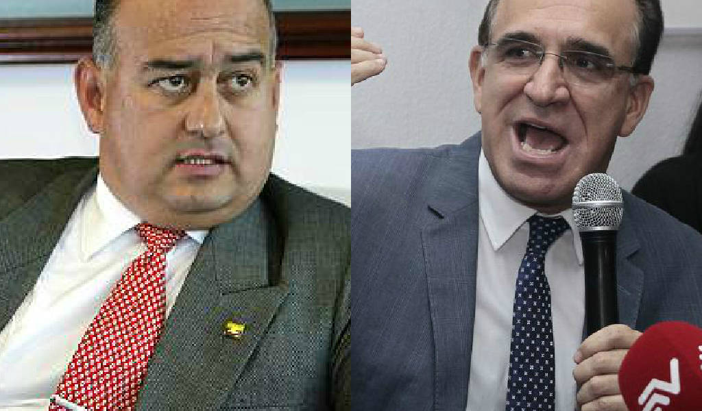 Ramiro González y Mauricio Pozo, inconformes tras el debate con el presidente