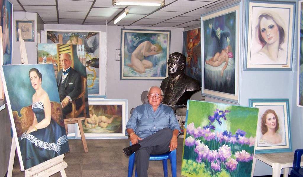 Artista Luis Peñaherrera fallece en Guayaquil a los 80 años