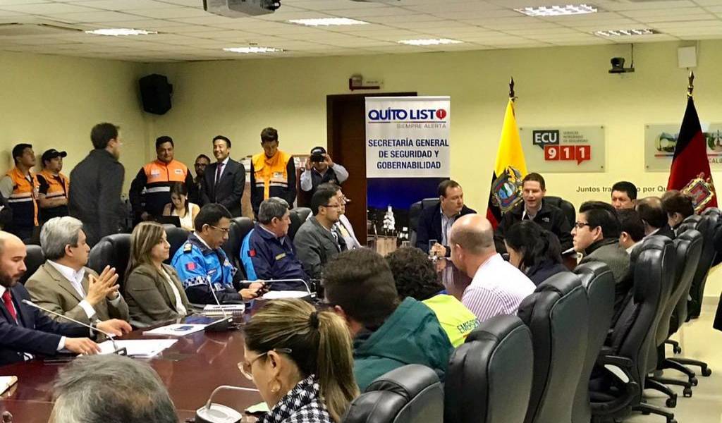 1.789 agentes se destinan para atender estragos del temporal en Quito