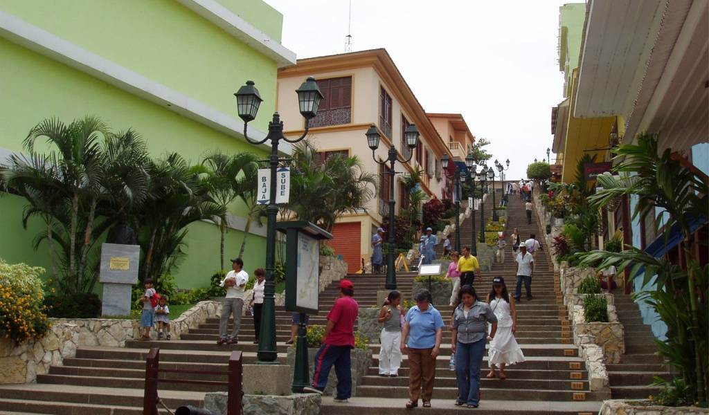 El cerro Santa Ana, lugar en donde nació Guayaquil