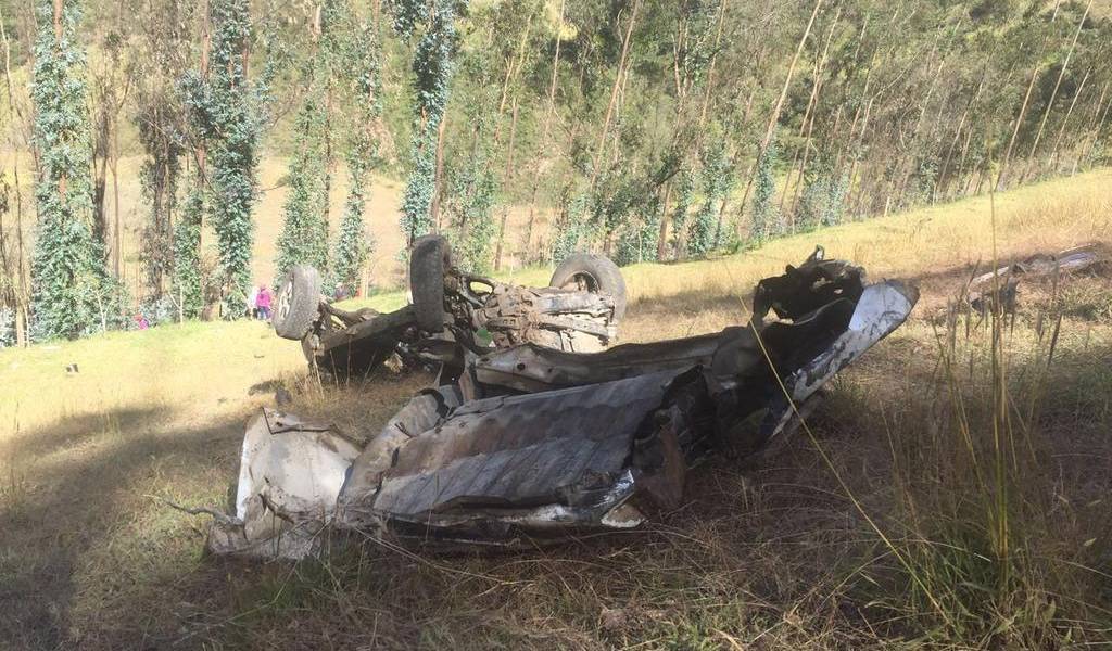 Dos personas fallecieron en accidente vial registrado en el cantón Sigchos