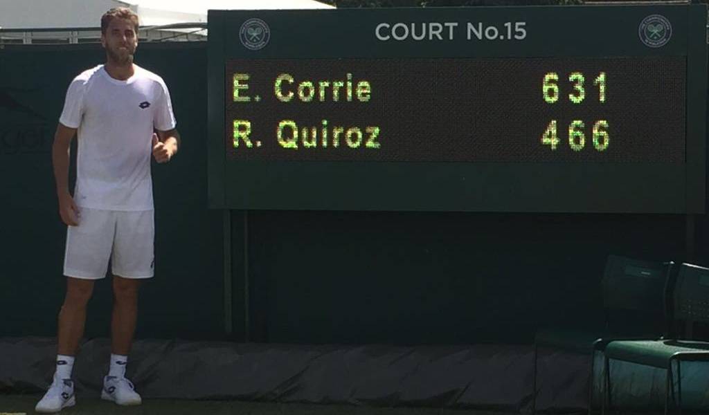 Roberto Quiroz va por su segundo triunfo en qualy de Wimbledon