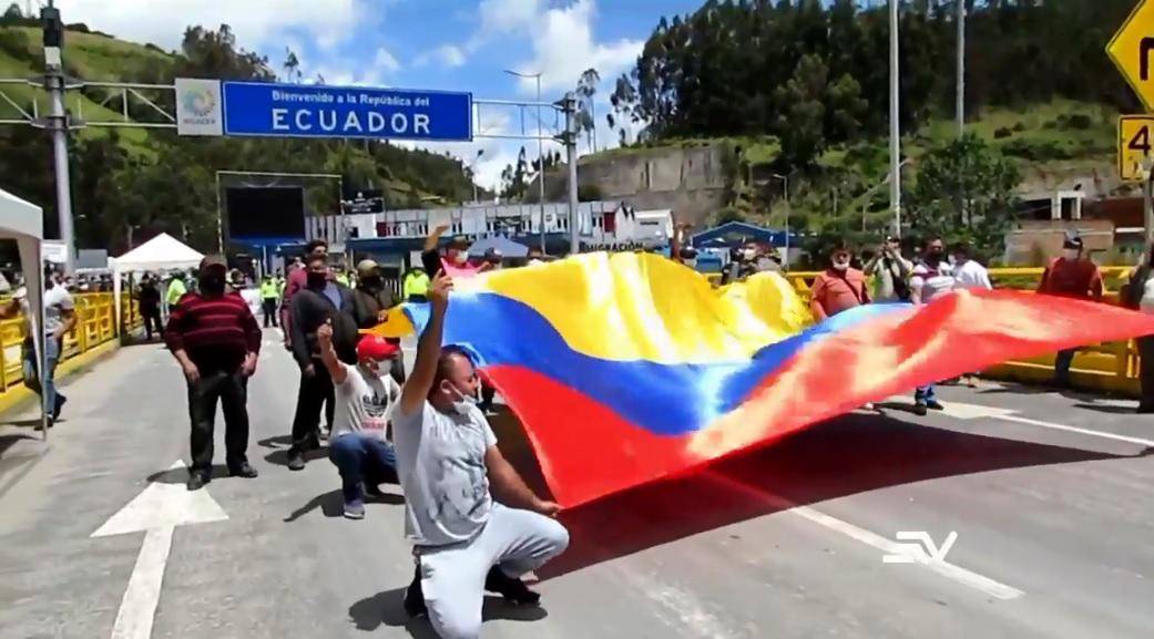 Protestas en Colombia dejan también millonarias pérdidas entre transportistas de Ecuador