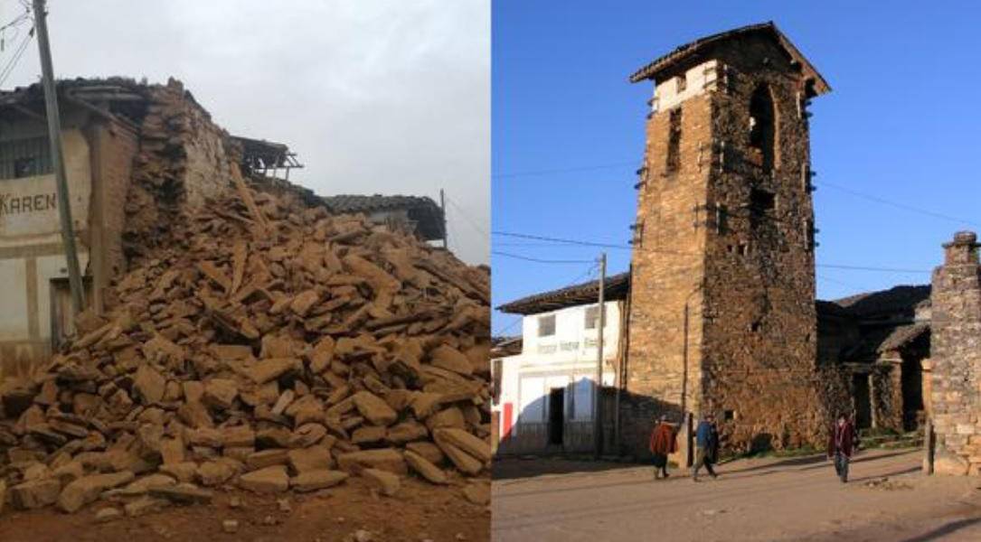 Peruanos captaron momento del sismo de magnitud 7,5 y primeros daños materiales