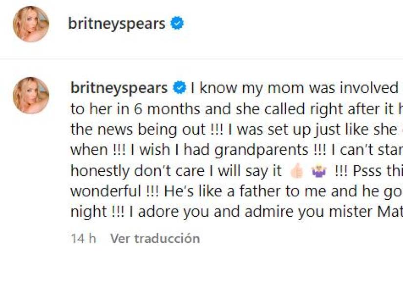 Britney Spears muestra su pie lastimado y acusa a su madre de tenderle una trampa