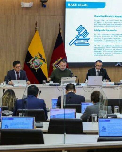 Sesión del Concejo Metropolitano de Quito, el 14 de mayo.