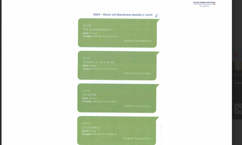 Norero le pregunta a Jordán si quiere las propiedades de Cortijo y Salinas. Norero le pregunta a Jordán si quiere las propiedades de Cortijo y Salinas.
