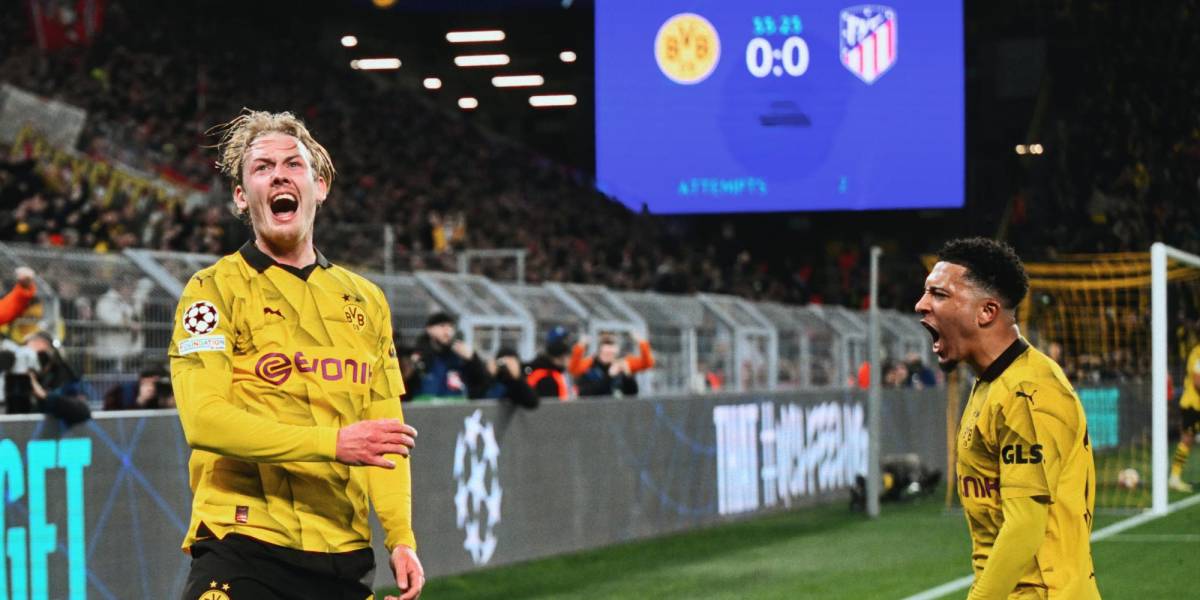 El Borussia Dortmund eliminó al Atlético de Madrid y se clasificó a semifinales de la Champions League