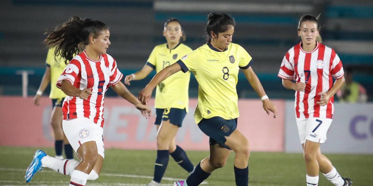 La Selección Femenina de Ecuador perdió 1-0 contra Paraguay en el Sudamericano Sub 20