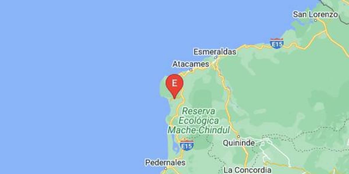 Un sismo de 5.5 de magnitud se registró en Muisne, provincia de Esmeraldas