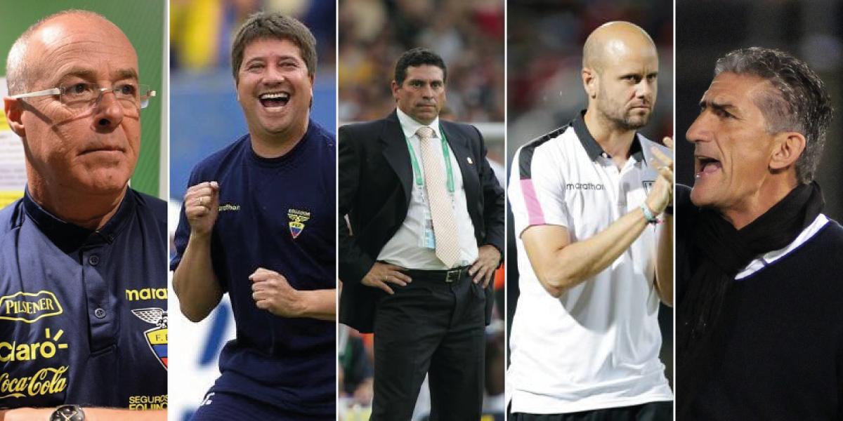 Los cinco entrenadores que han marcado historia en el fútbol ecuatoriano