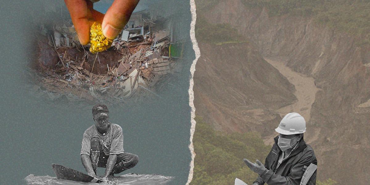 Hundimientos en Zaruma y en el Río Coca, el costo de la actividad extractiva en Ecuador