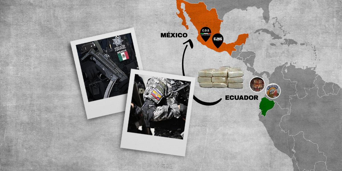 El crimen organizado, el gran beneficiado con la ruptura entre Ecuador y México