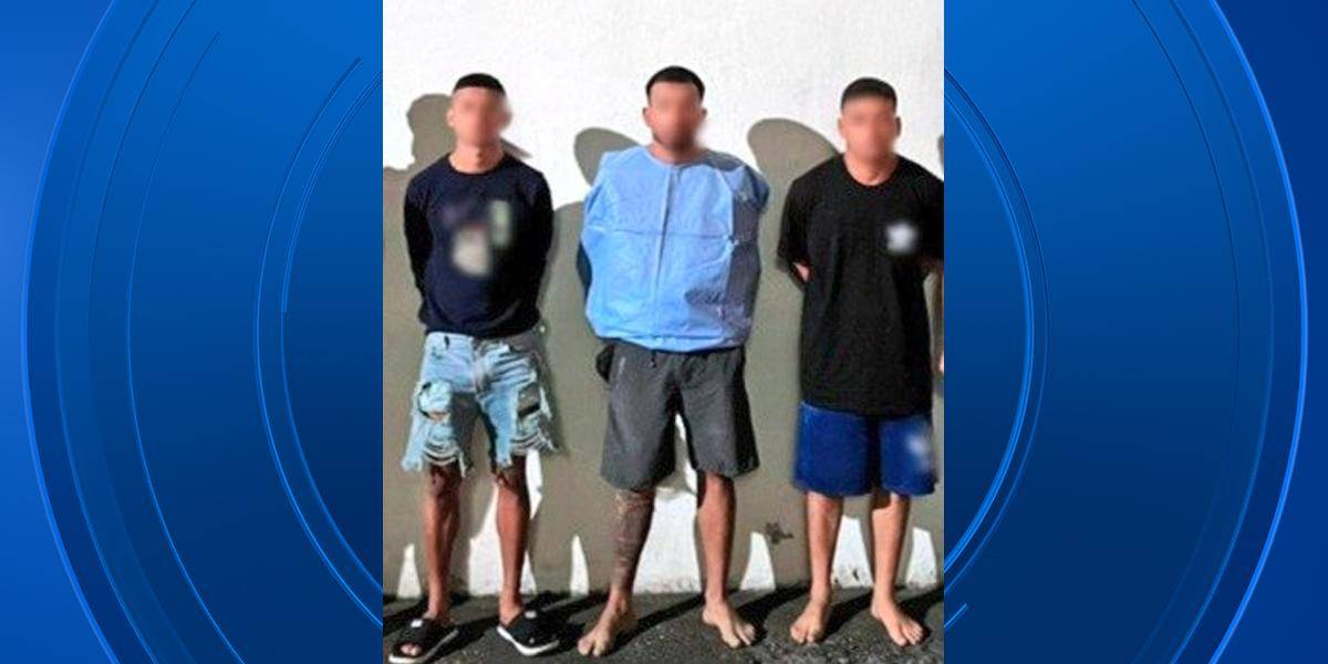 Tres extorsionadores que pedían USD 50.000 a un empresario fueron detenidos en Jujan, provincia del Guayas