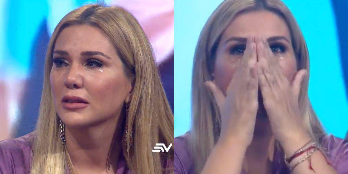 Carolina Jaume rompe en llanto durante programa en vivo