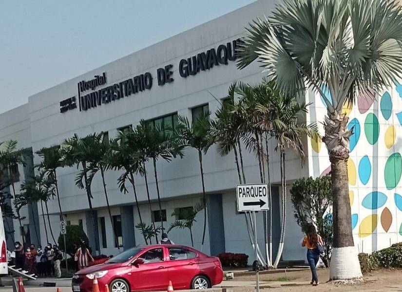 Imagen de archivo del Hospital Universitario de Guayaquil. Imagen de archivo del Hospital Universitario de Guayaquil.