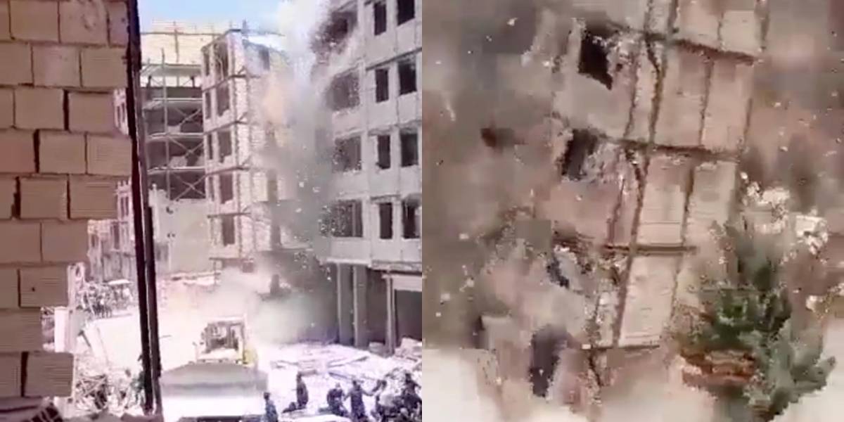 Irán: cinco edificios se derrumbaron y dejaron al menos cinco fallecidos y once heridos