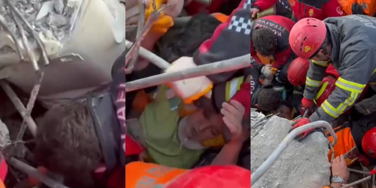 Terremotos en Turquía y Siria: rescatan a niño que estuvo 182 horas atrapado entre escombros