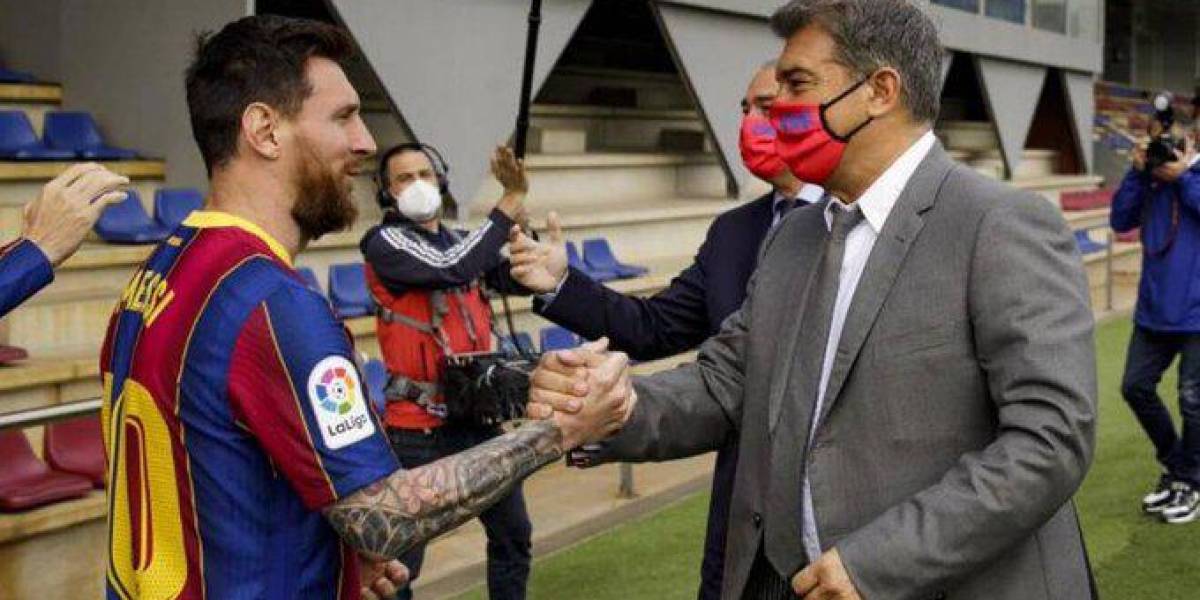¿Messi cada vez más cerca del FC Barcelona?, Laporta habló sobre el posible regreso del argentino