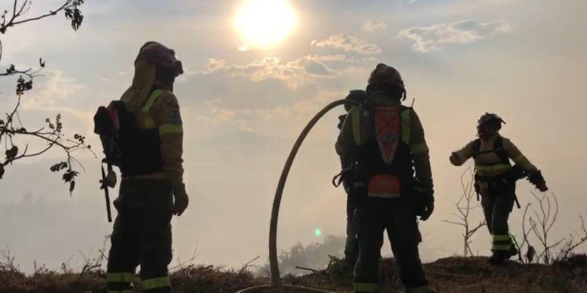 Quito: dos de 17 incendios registrados desde el 29 de agosto se mantienen activos