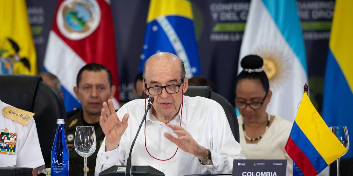 Álvaro Leyva, canciller de Colombia: Nunca Ecuador había sido objeto de maltrato por las mafias como ahora