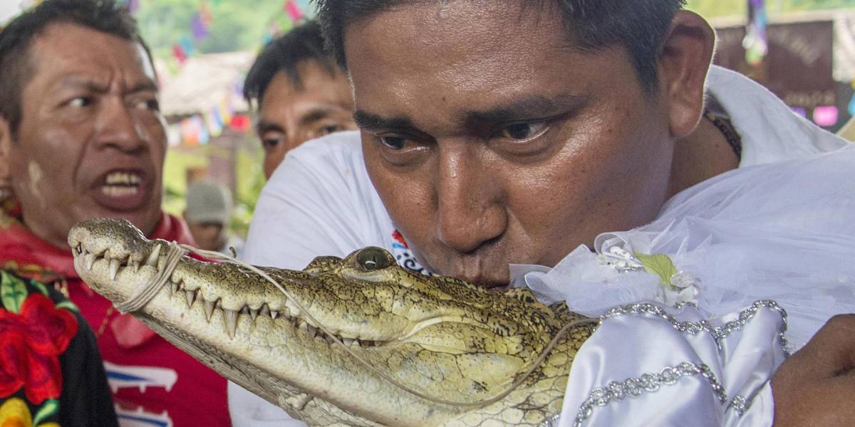Un alcalde mexicano se casó con una novia lagarto, ¿de qué se trata el ritual?
