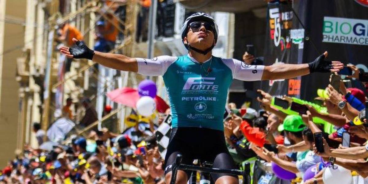 El ciclista ecuatoriano Jonathan Caicedo gana la cuarta etapa de la Vuelta a Táchira
