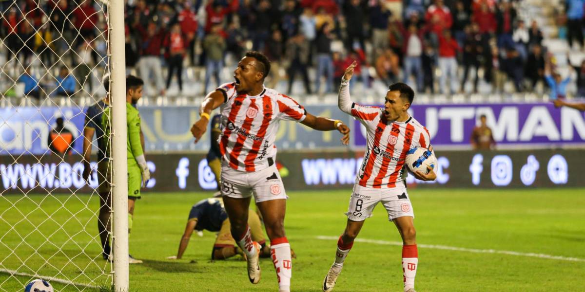 Técnico Universitario venció a Deportivo Cuenca, que lleva nueve partidos sin ganar