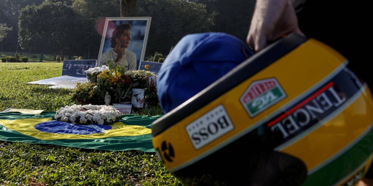 Miles de brasileños recuerdan a Ayrton Senna a 30 años de su muerte