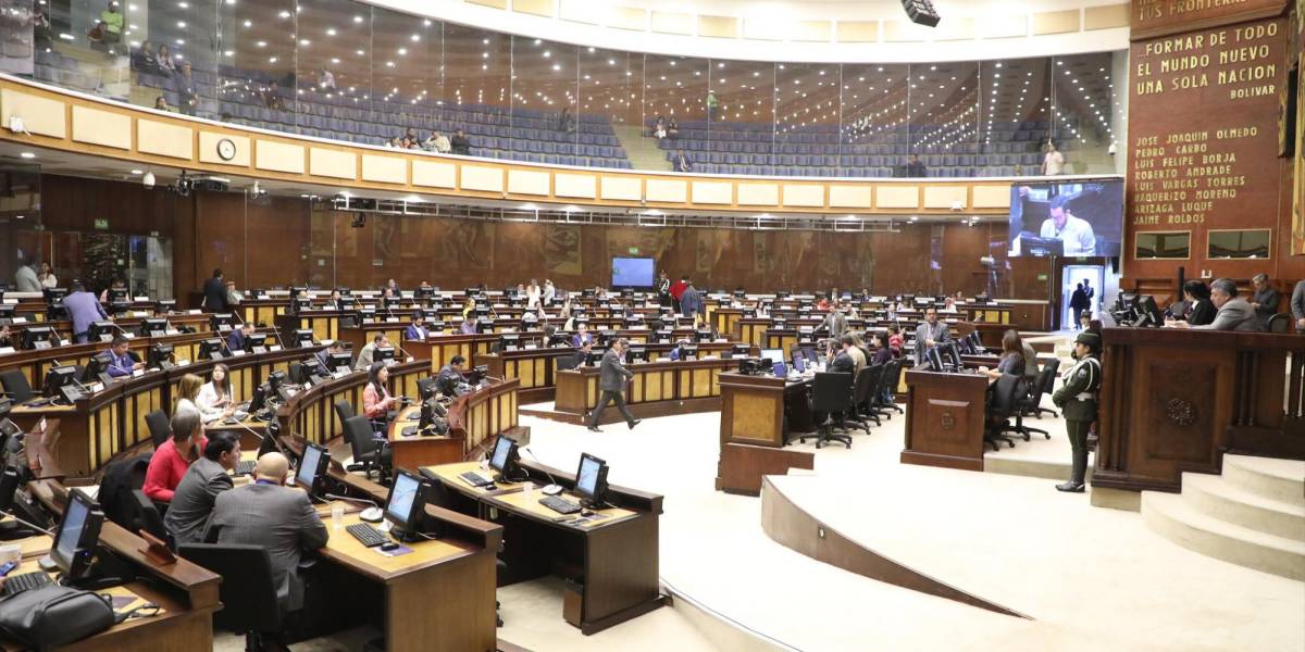 La Asamblea Nacional aprueba de manera unánime el cuarto proyecto de ley urgente de Noboa, que trata sobre extinción de dominio