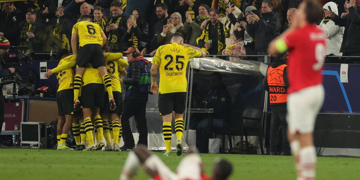 Un hincha fue herido de gravedad en la previa del partido entre el Dortmund y el PSV por la Champions League
