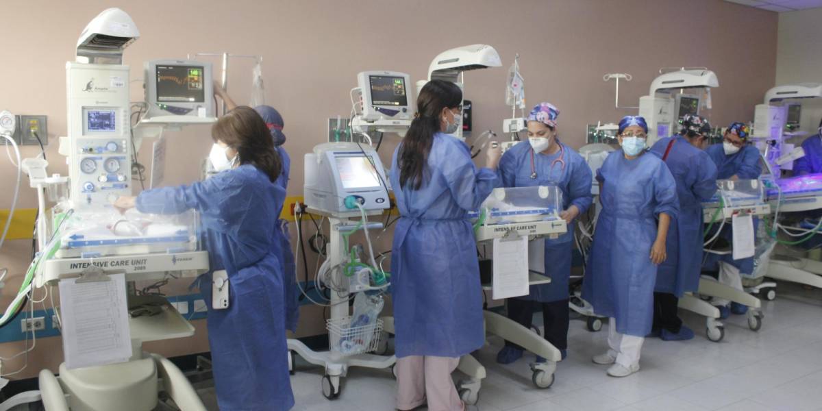 Nuevo parto quíntuple en hospital de Guayaquil