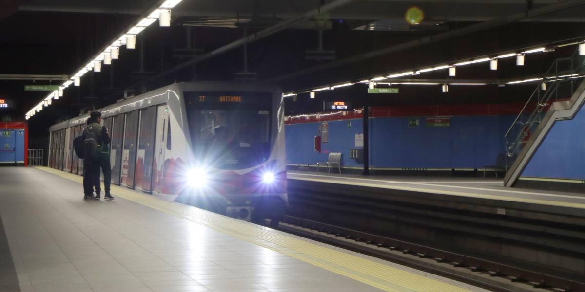 Las estaciones del Metro de Quito están habilitadas tras cierre temporal