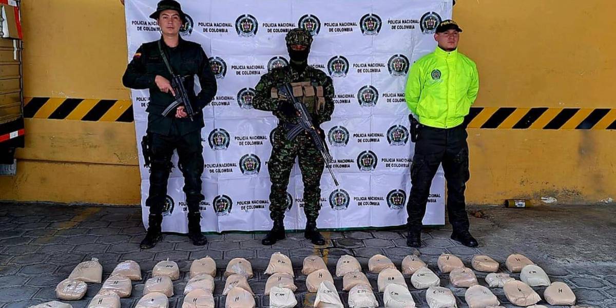 Colombia incauta el mayor cargamento de heroína en los últimos dos años, que tenía como destino Ecuador