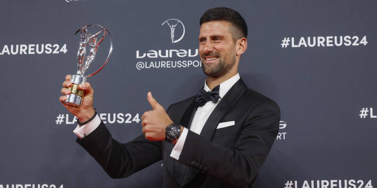 Novak Djokovic gana por quinta vez el Laureus al mejor deportista