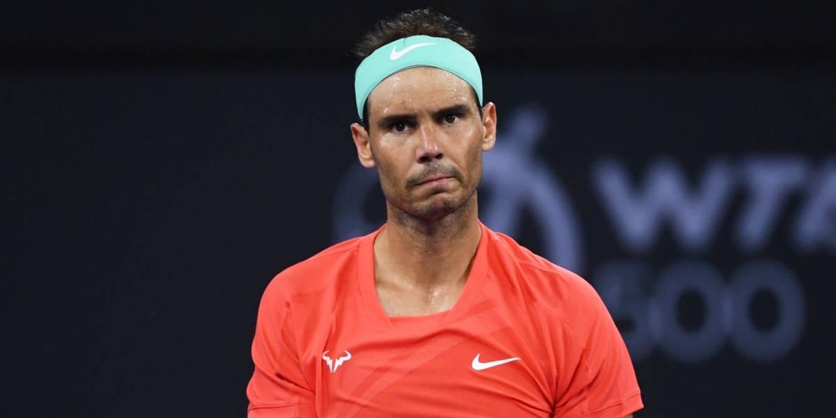 Rafael Nadal perdió ante Thompson y quedó eliminado del ATP 250 de Brisbane