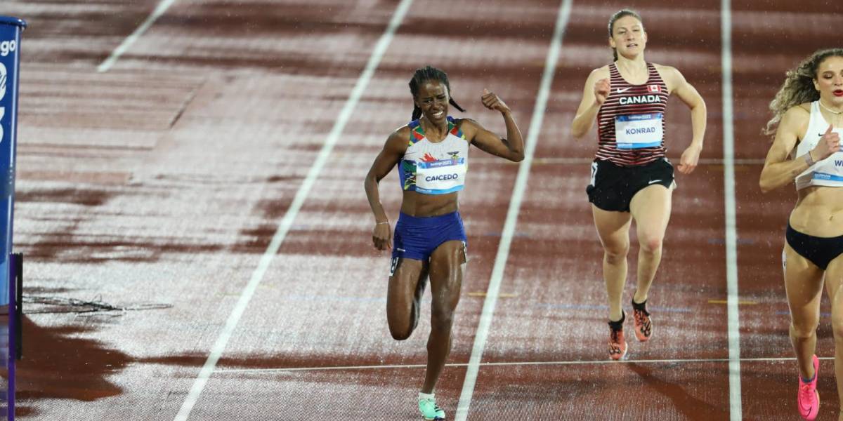 Juegos Panamericanos: Nicole Caicedo gana medalla de plata en 400 metros planos