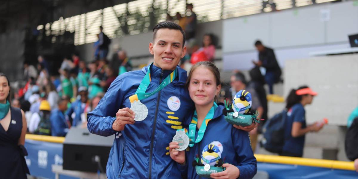 Andrés Torres y María Sol Naranjo consiguen plata para Ecuador en pentatlón moderno