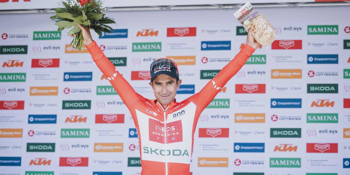 Jhonatan Narváez gana la etapa tres del Tour de Austria y alarga su liderato