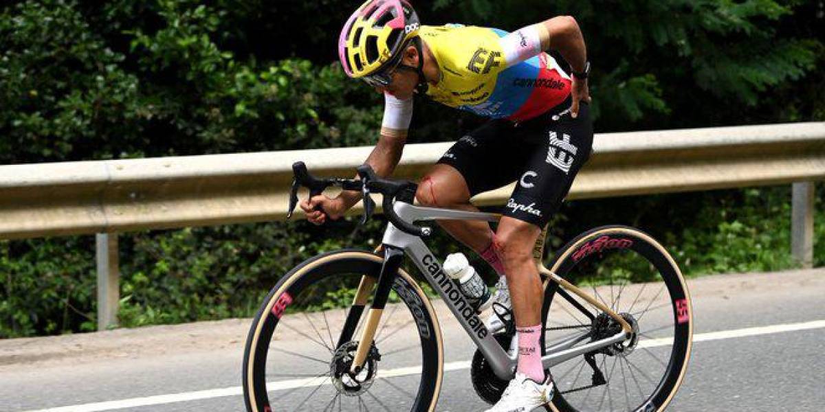 ¿Richard Carapaz podrá pelear por el primer lugar, tras su caída en el Tour de Francia?