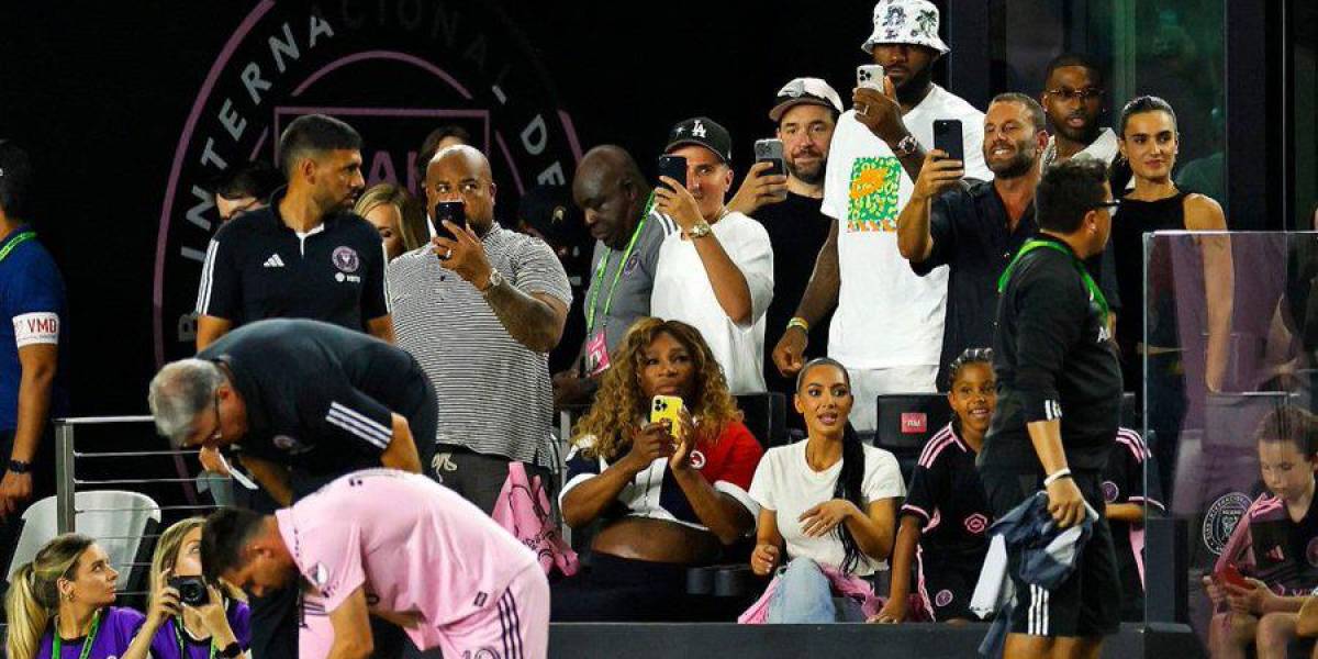 De LeBron James a Kim Kardashian pasando por Becky G: los famosos en el debut de Messi en el Inter Miami