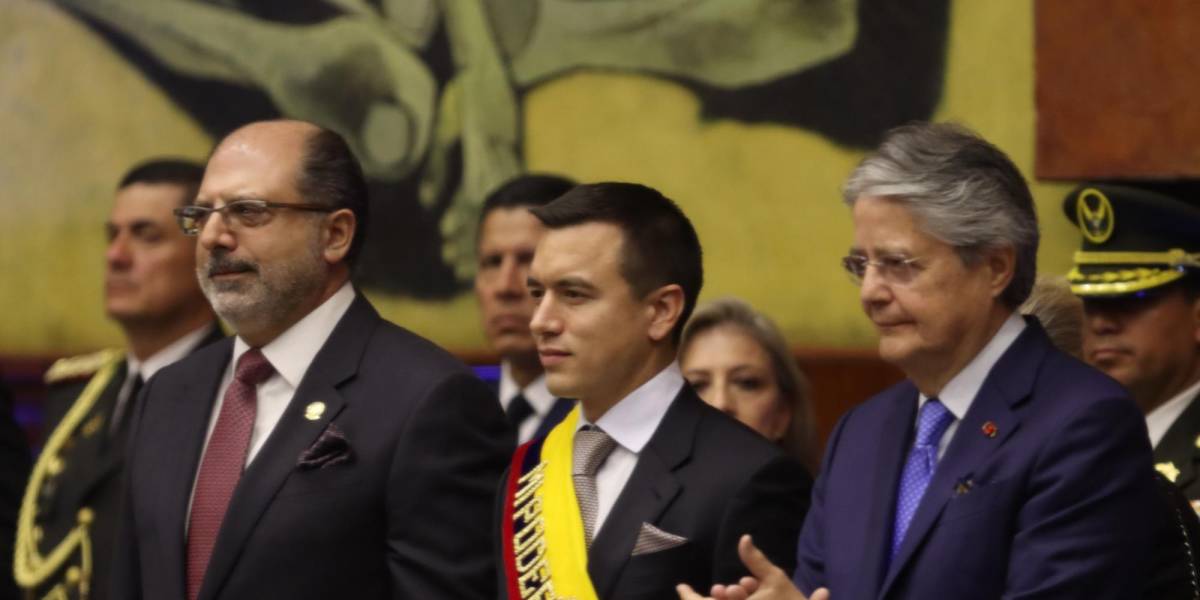 Daniel Noboa fue posesionado como presidente de Ecuador