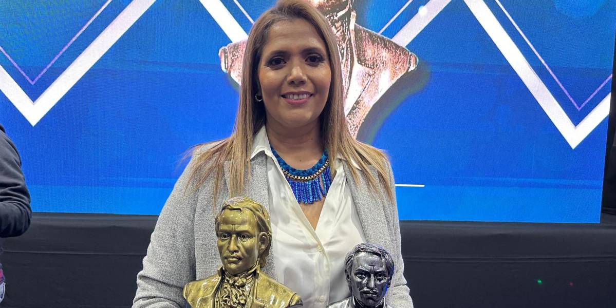 Bessy Granja, periodista de Ecuavisa, gana el mayor reconocimiento en los premios Eugenio Espejo de la UNP
