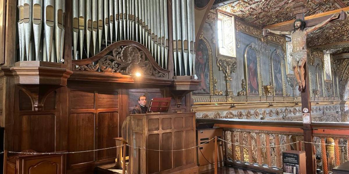 En el órgano tubular de la Iglesia de San Francisco se compuso el Himno de Quito