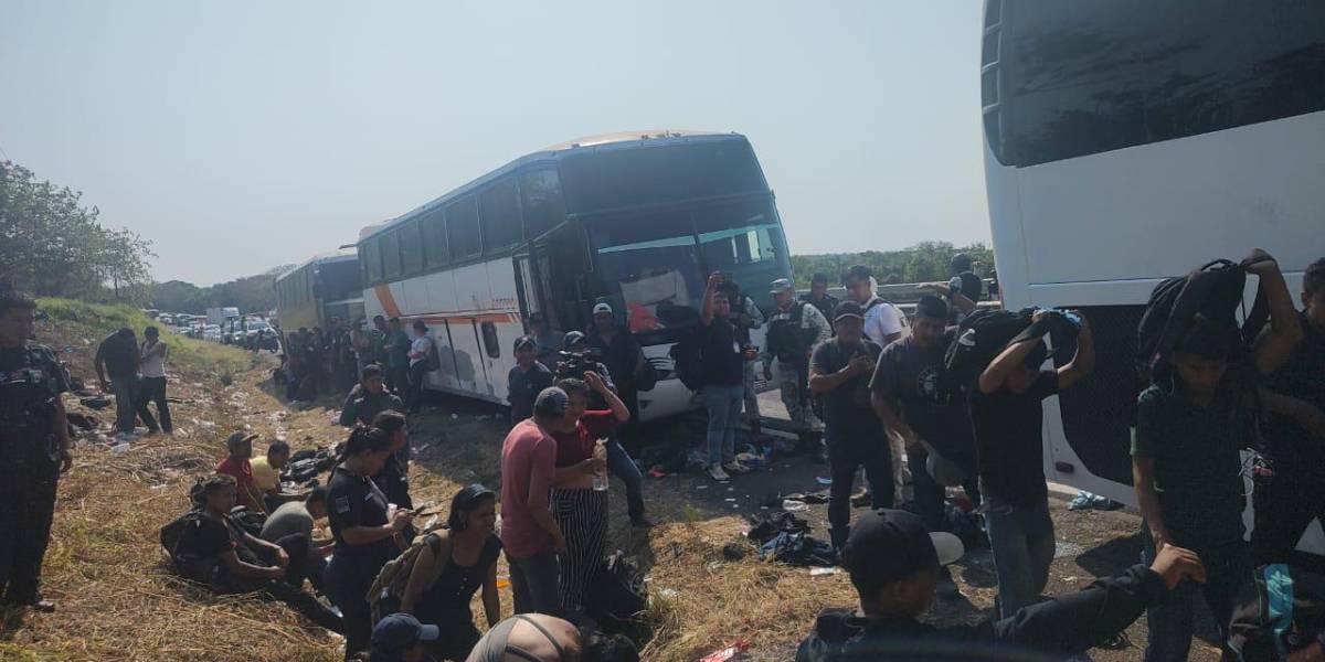 27 ecuatorianos fueron abandonados en Veracruz, México