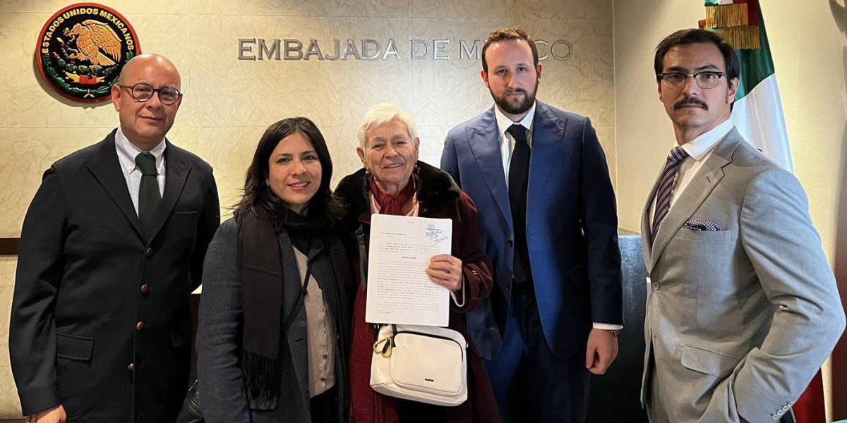 La madre de Jorge Glas denuncia a Daniel Noboa y otros funcionarios por la irrupción a la Embajada de México