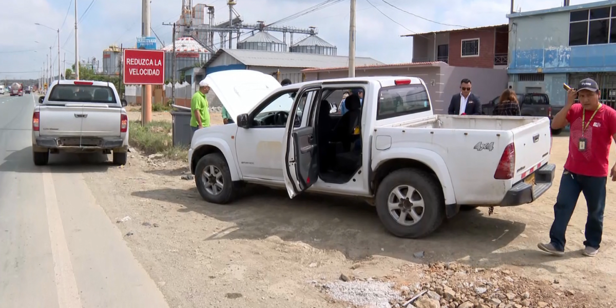 Cinco técnicos del Ministerio de Agricultura que iban a ejecutar controles en piladoras fueron asaltados en Pascuales, Guayaquil
